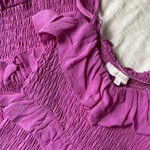 olivaceous purple dress